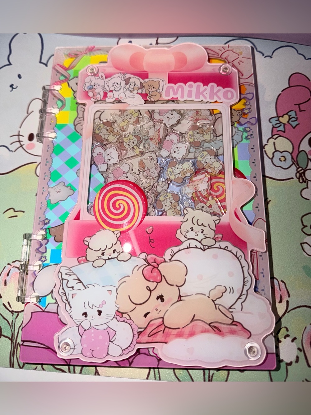 🎀NWOT Mikko & friends Big Shaker notebook with paper